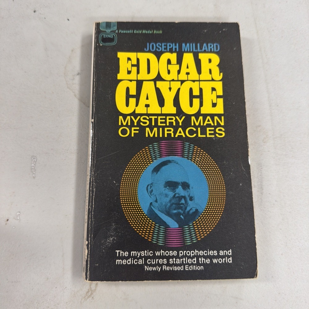 EDGAR CAYCE Mystery Man of Miracles by Joe Millard (1967) Fawcett Gold Medal pb